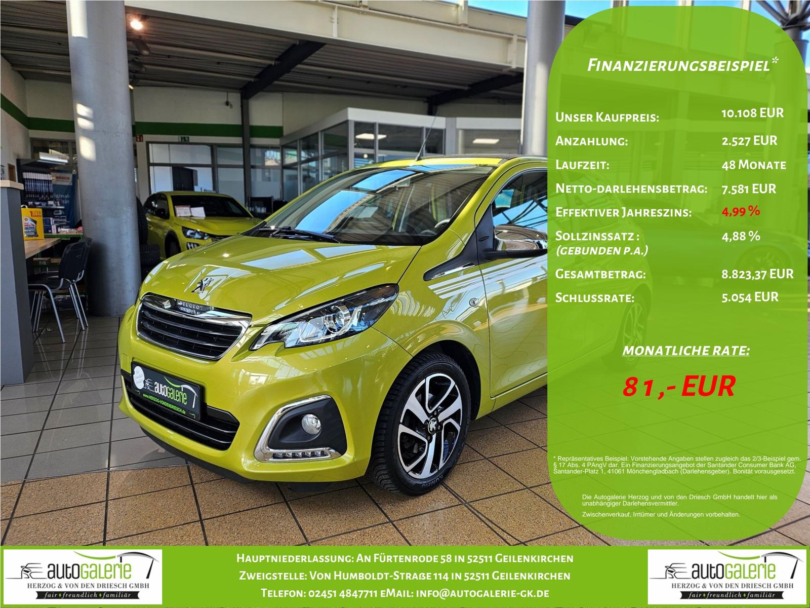 Peugeot 108 VTI 72 Stop&Start Top! Collection