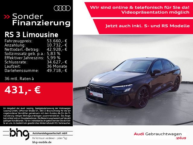 Audi RS 3 Limousine 294(400) kW(PS)