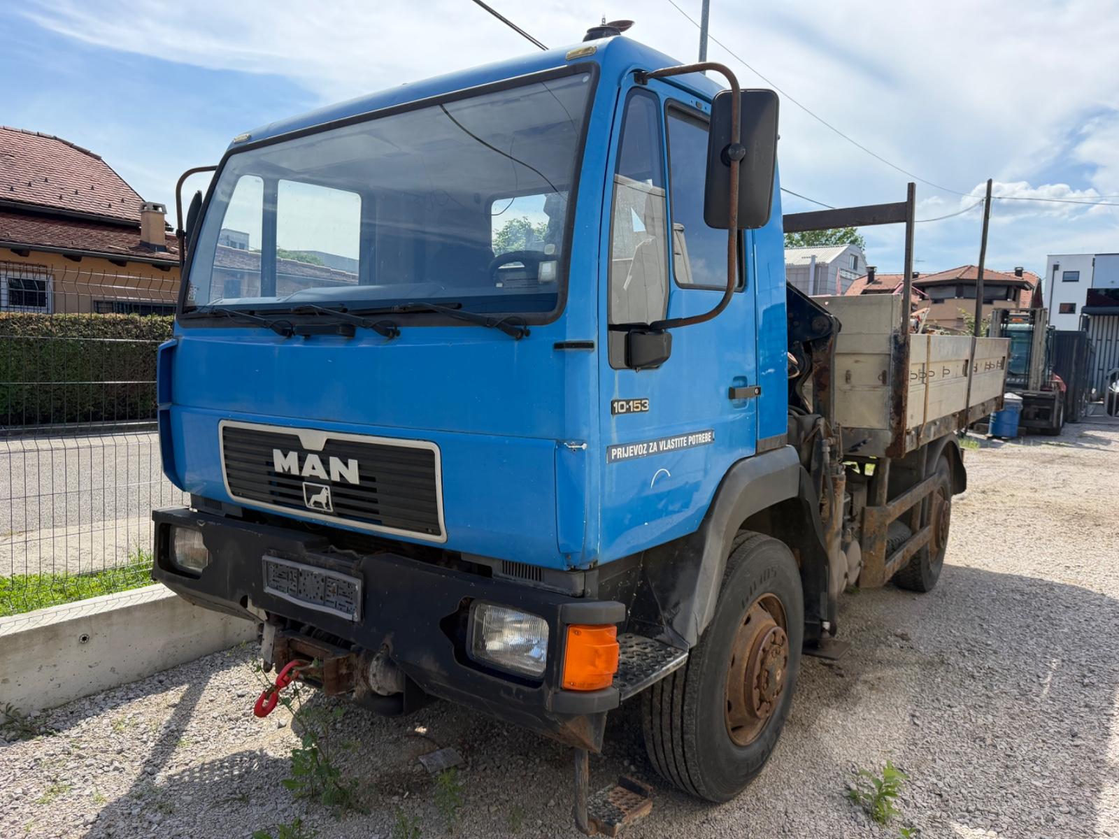 MAN 10.153 4x4 ALLRAD PRITSCHE MIT KRAN UND WINDE