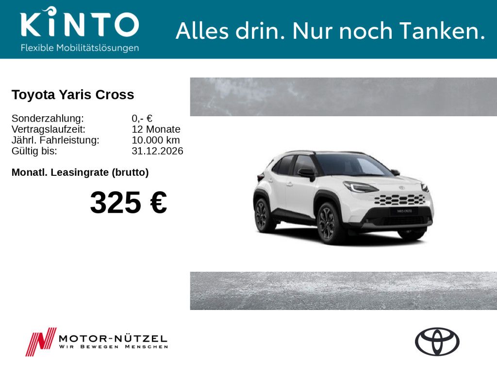 Yaris Cross Hybrid Teamplayer *ALL-IN LEASING*