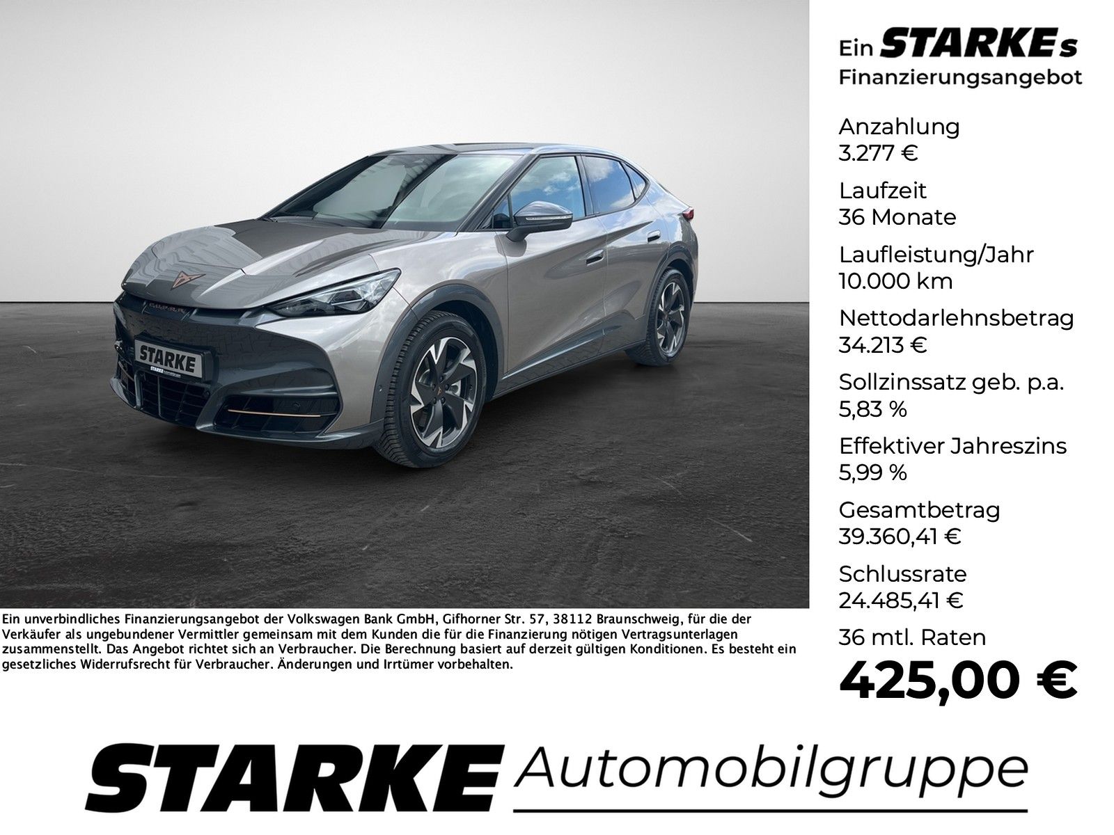 Cupra Tavascan Endurance  Navi LED Kamera PDC LM Tempo