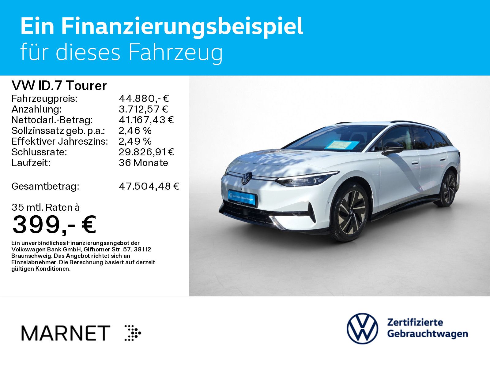 Volkswagen ID.7 Tourer Pro *Navi*Wärmep.*IQ-Light*IQ-Drive* imagem 2