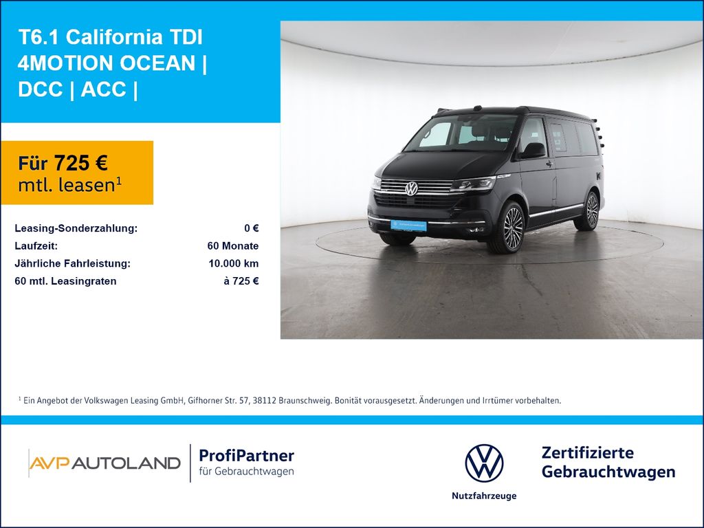 Volkswagen T6.1 California TDI 4MOTION OCEAN | DCC | ACC |