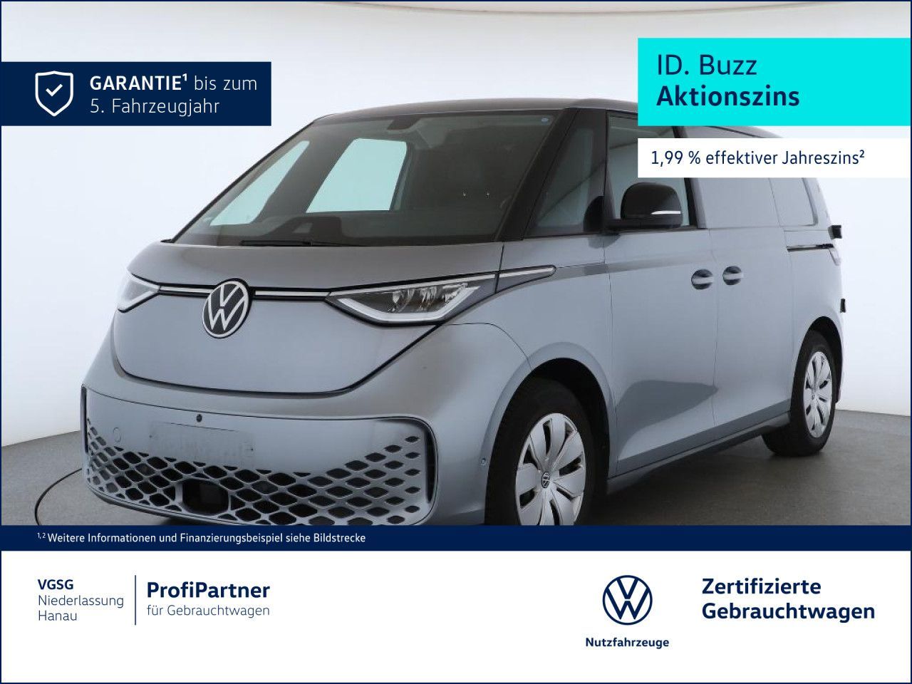 Volkswagen ID. Buzz Cargo AHK Sitzhzg. Navi Kamera DAB LED
