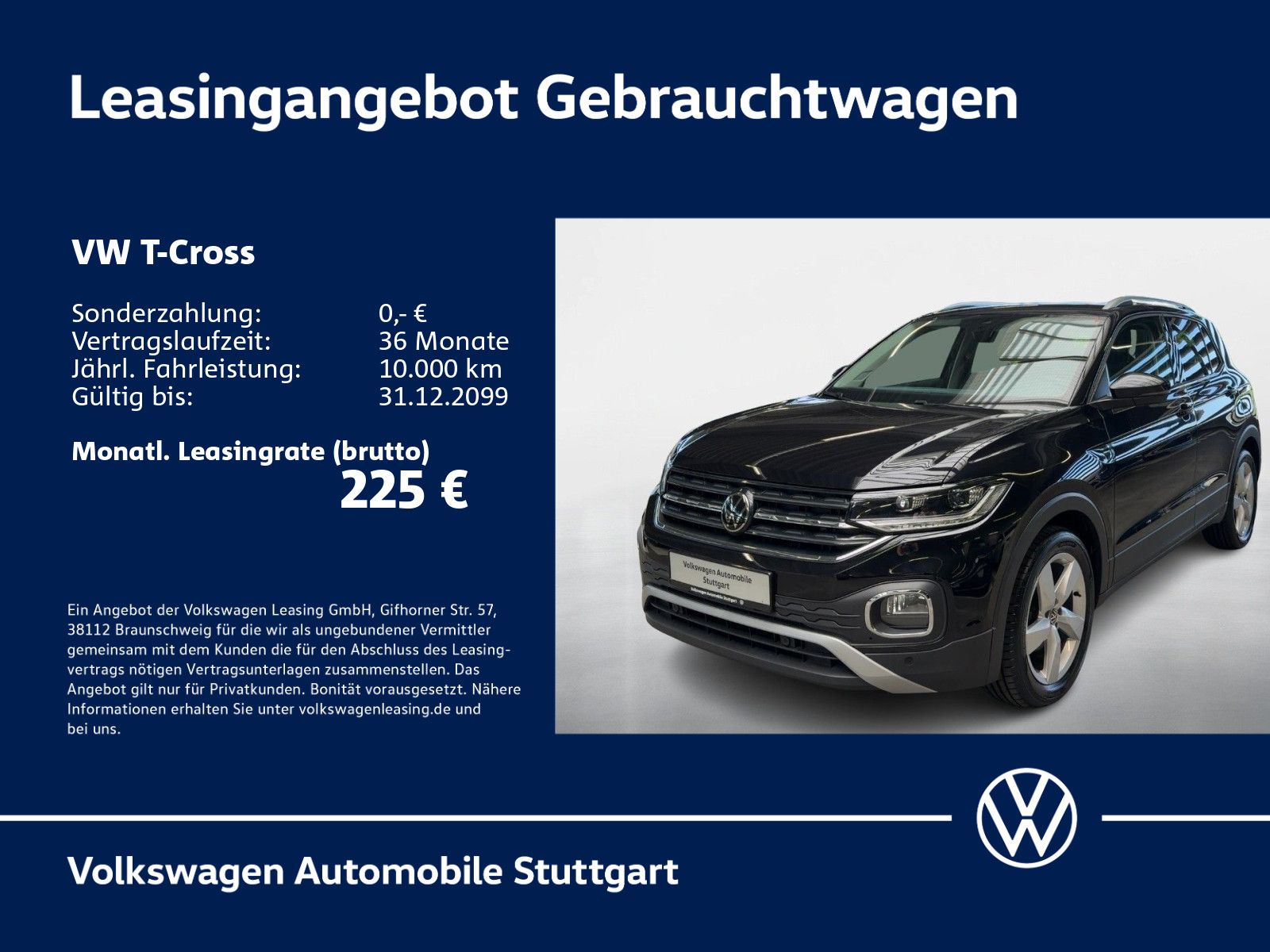 Volkswagen T-Cross 1.0 TSI Style DSG Navi Tempomat