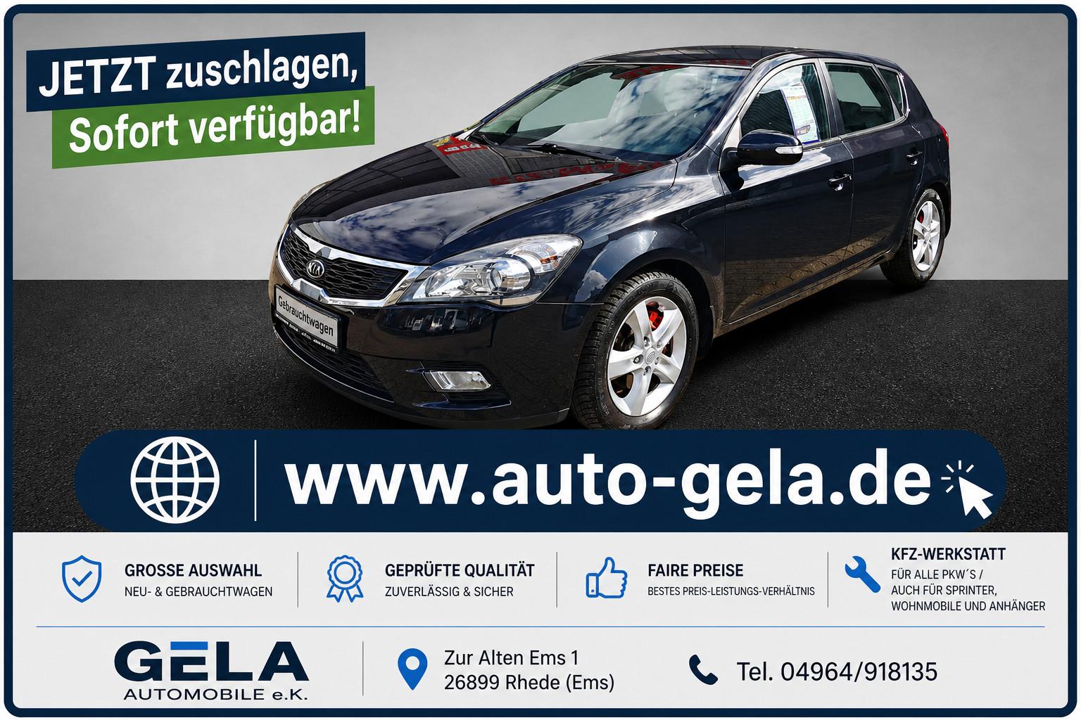 Kia cee'd 1.6 Spirit *Facelift* /Klimaautomatik/Alu/
