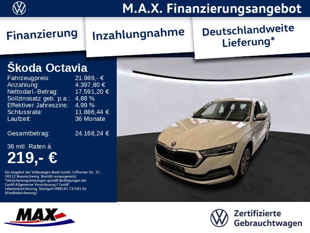Octavia Combi 2.0 TDI STYLE LED+NAVI+HUD+ACC+ALU