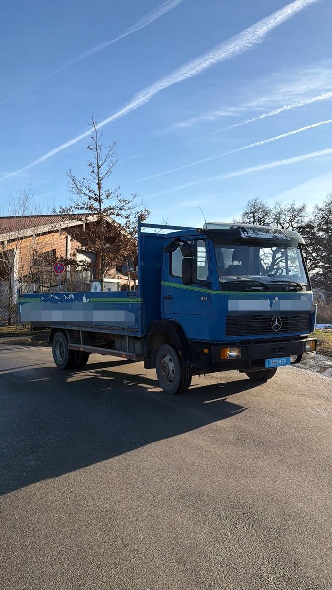 Mercedes-Benz 914D PRITSCHE HANDSCHALTUNG ABS BLATT BLATT