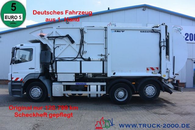 Mercedes-Benz Axor 2529 Faun Easypress Frontlader 25 m³ 1.Hd