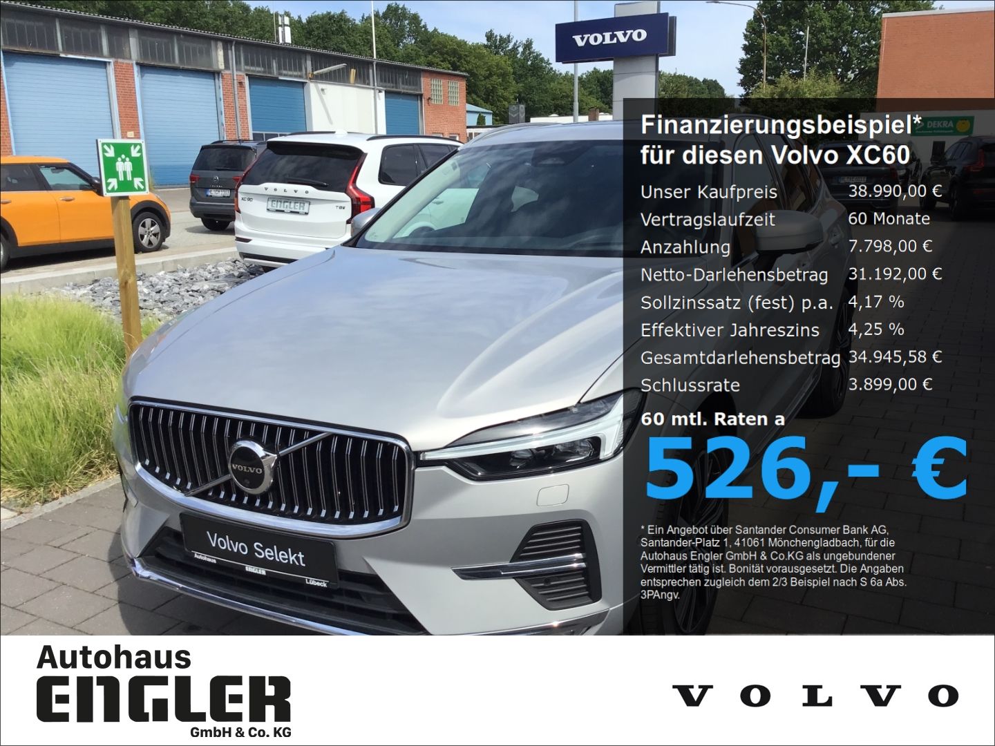 Volvo XC60 B4 (Diesel) Ultimate Bright AWD Stdhzg. Cam
