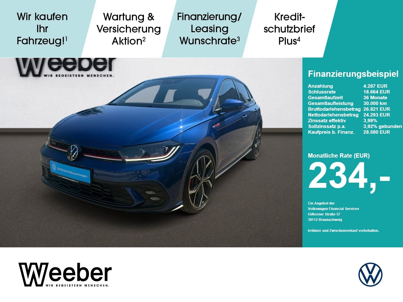 Volkswagen Polo GTI *KAMERA*LEDER*5J GAR*ACC*MATRIX*NAVI*