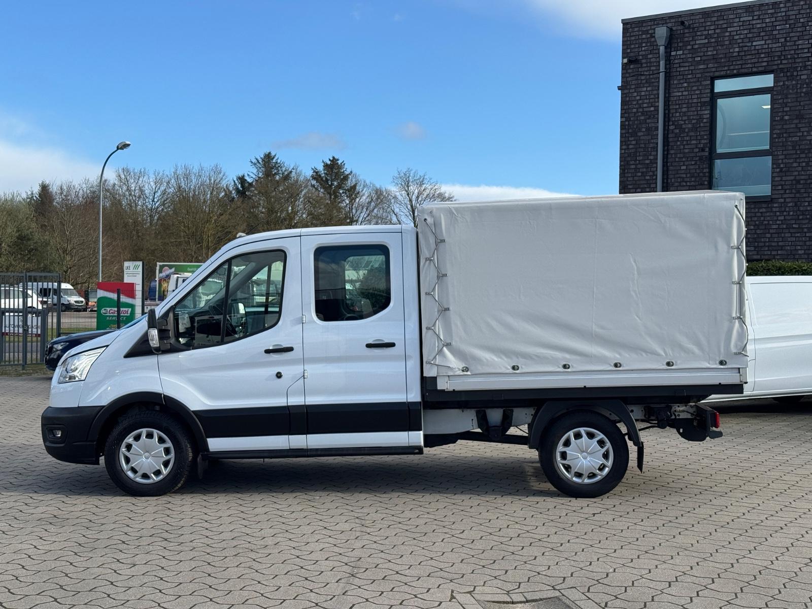 Ford Transit Pritsche Doka 350 4X4 L2*Klima*StHz*AHK*