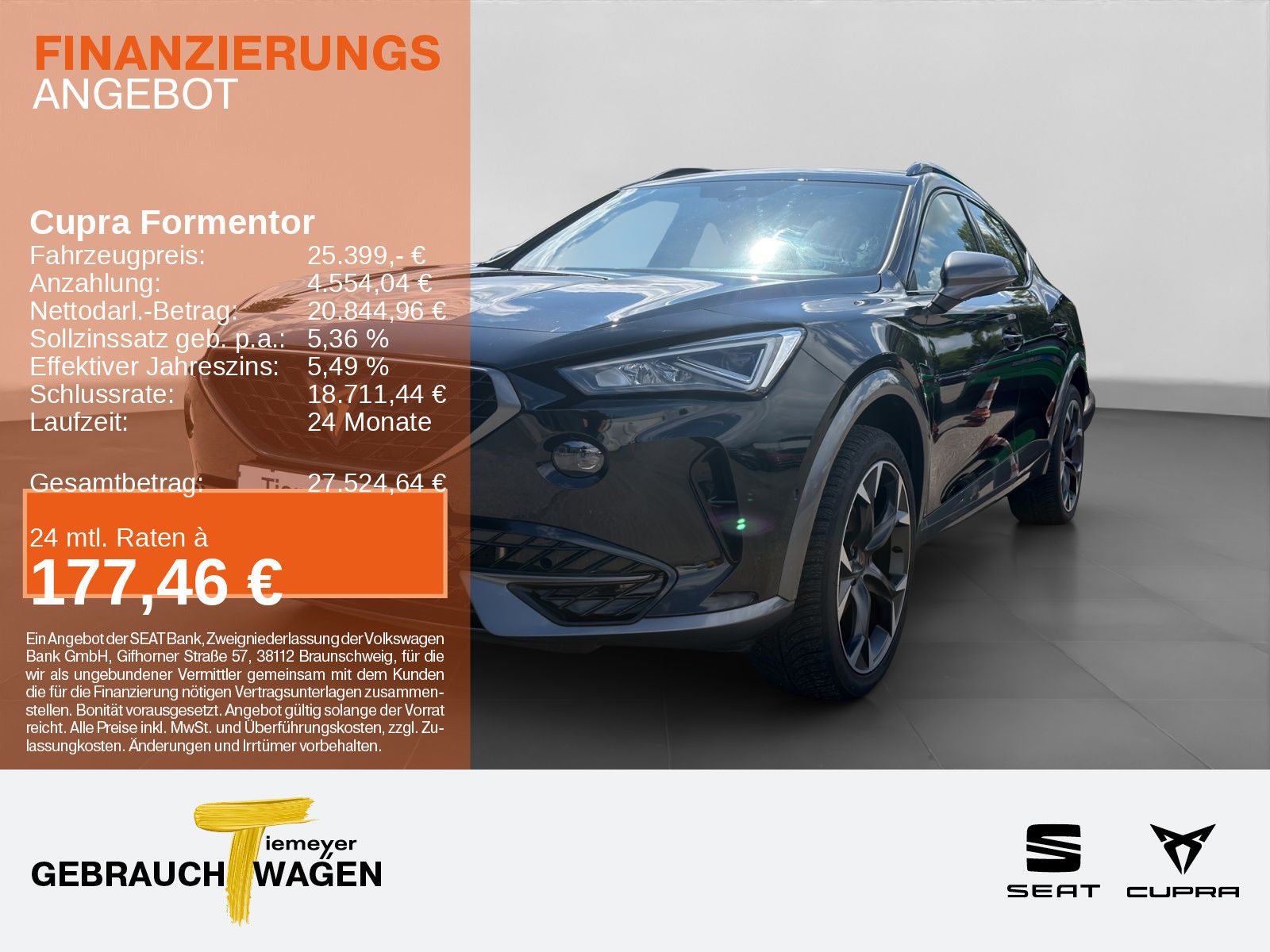 Cupra Formentor 2.0 TDI DSG NAVI PDC+ SITZHZ KAMERA