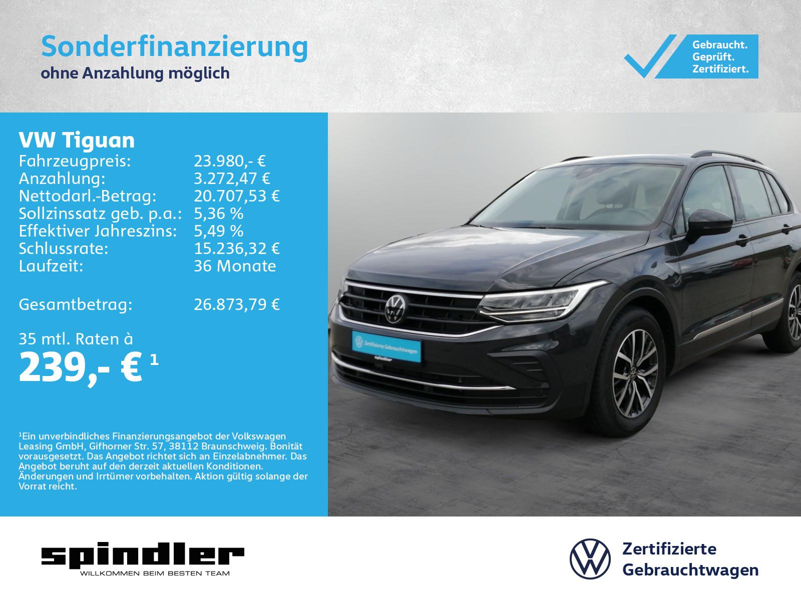 Volkswagen Tiguan Life 2.0TDI DSG Navi LED AHK ViritualCock