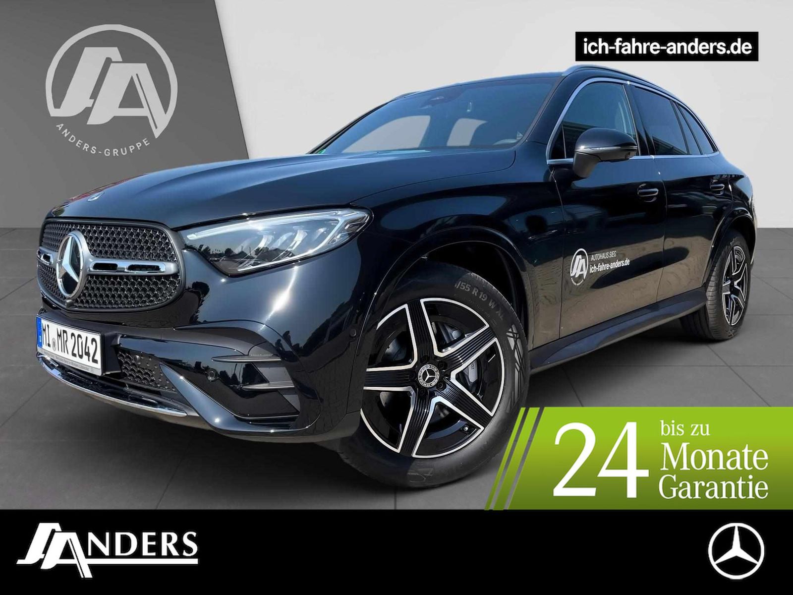 MERCEDES-BENZ GLC 200 d 4M +AMG+SHZ+KeyLess+Edi.+AHK+SpurW+LM