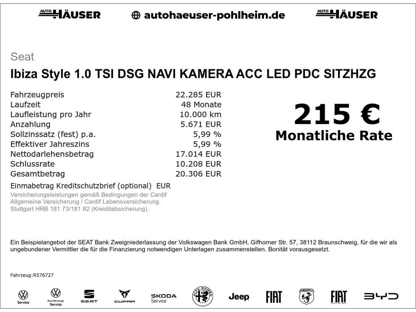 Seat Ibiza Style 1.0 TSI DSG NAVI KAMERA ACC LED PDC  imagem 2
