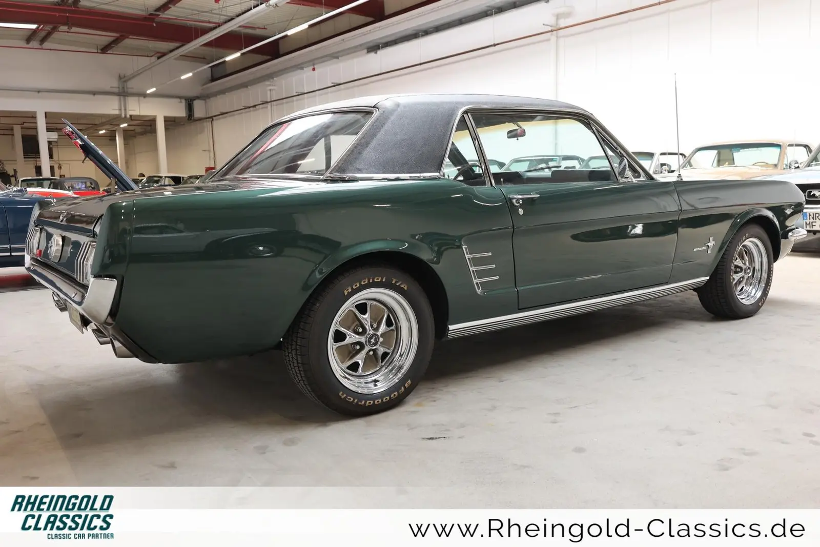 Ford Mustang 289 Coupé V8 Bullitt Green, Automatik