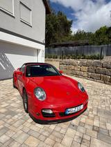 Porsche 997.1 Turbo Cabriolet | 480 PS | deutsch - rote Porsche 997