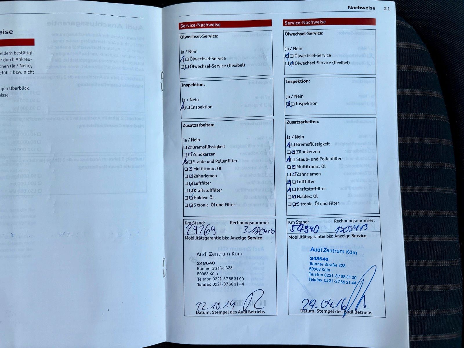 Fahrzeugabbildung Audi A4 3.0TDI Lim. Ambiente Navi Xenon SCHECKHEFT