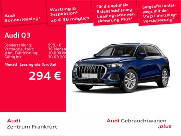 Audi Leasingangebot: Audi Q3 35 TFSI advanced  ACC+NAVI+SHZ+EL-HECKKL+PDC+