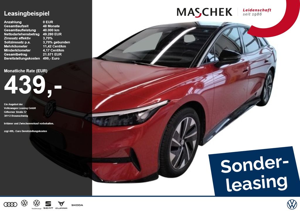 Volkswagen ID.7 Pro S 86 kWh AHK Pano Area View Harman Matr