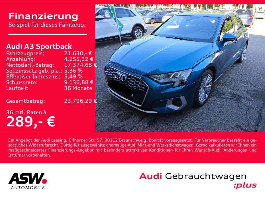Audi A3 Sportback Advanced 35TDI S troni LED Navi RFK