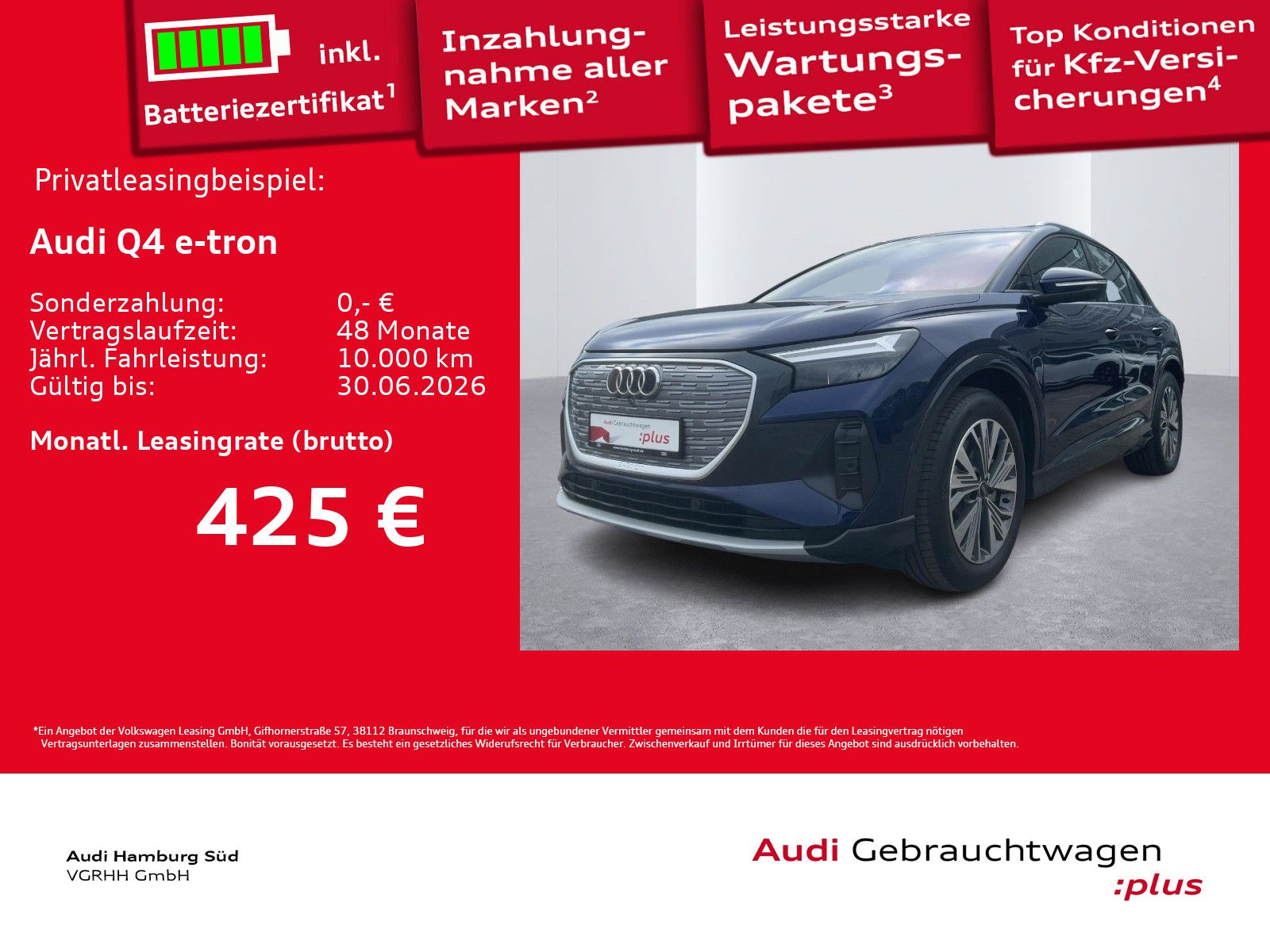 Audi Q4 45 e-tron advanced WÄRMEPUMPE/ACC/360°