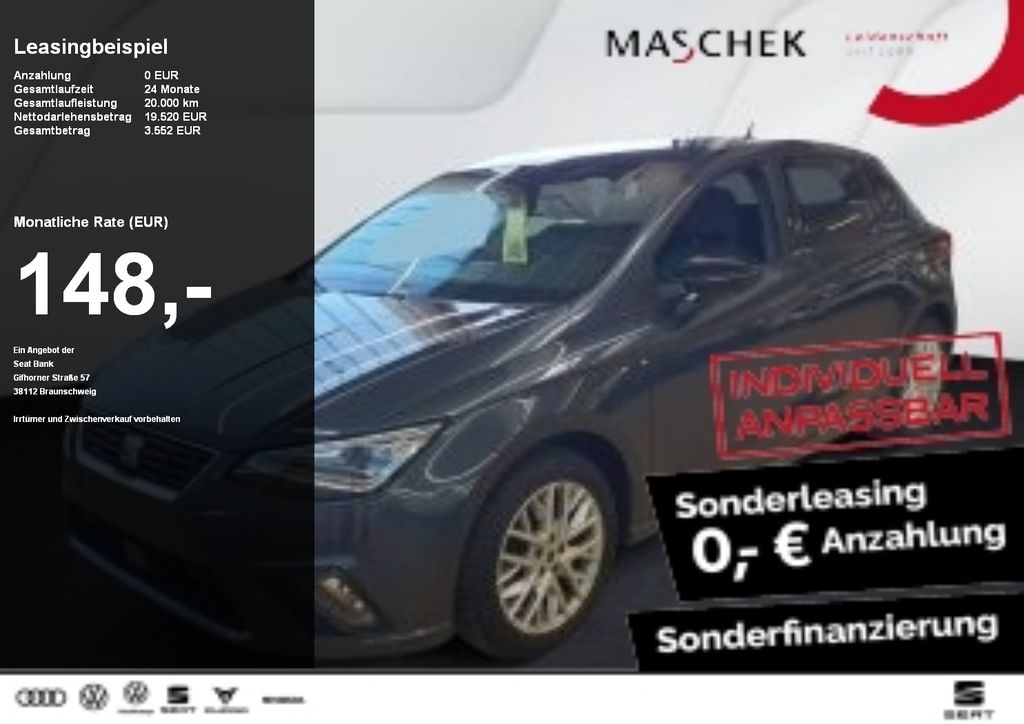 Ibiza FR 1.0 TSI RearView ACC Navi Sitzh. VC ACC