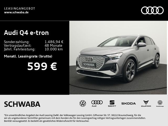 Audi Q4 e-tron 40 2x S line*Wärmep.*HdUp*MATRIX*20' imagem 2