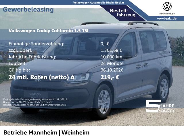 Volkswagen Caddy California 1.5 TSI DSG Klima PDC ACC DAB