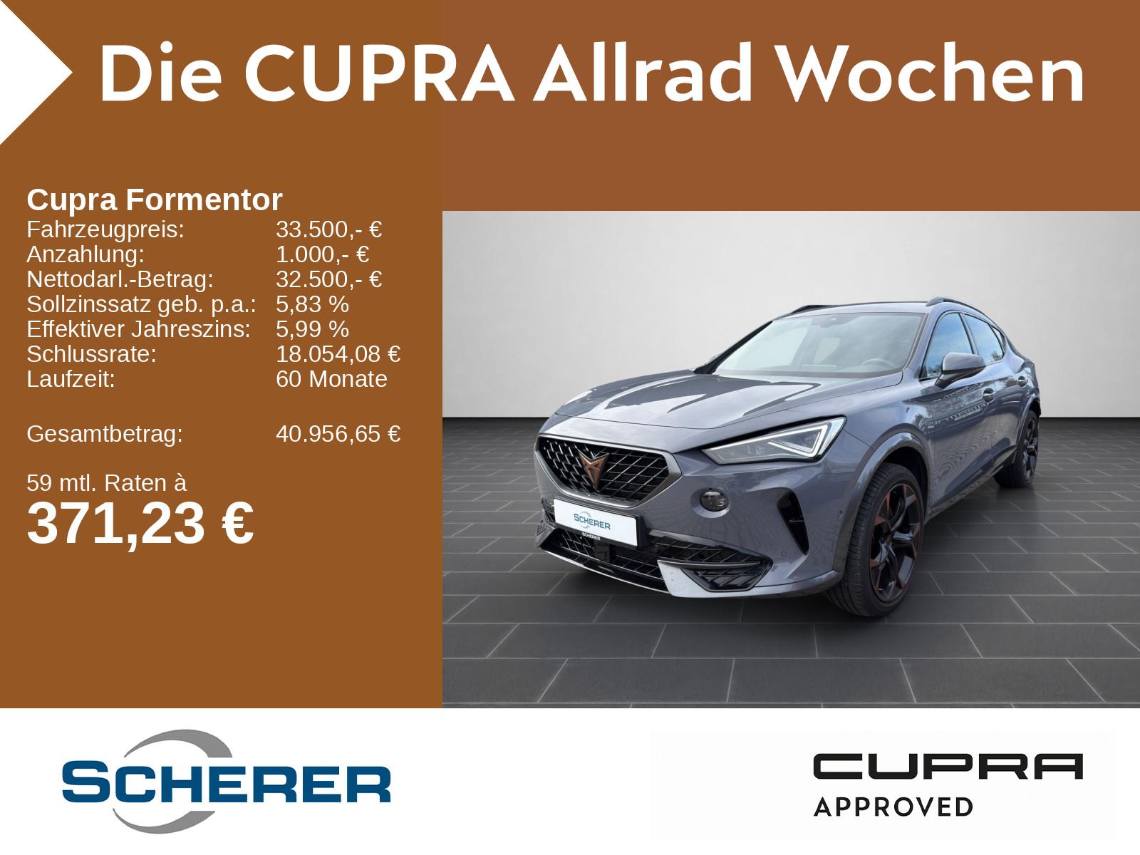 Cupra Formentor VZ 2.0 TSI 4Drive "CUP" LEDER KAMERA A