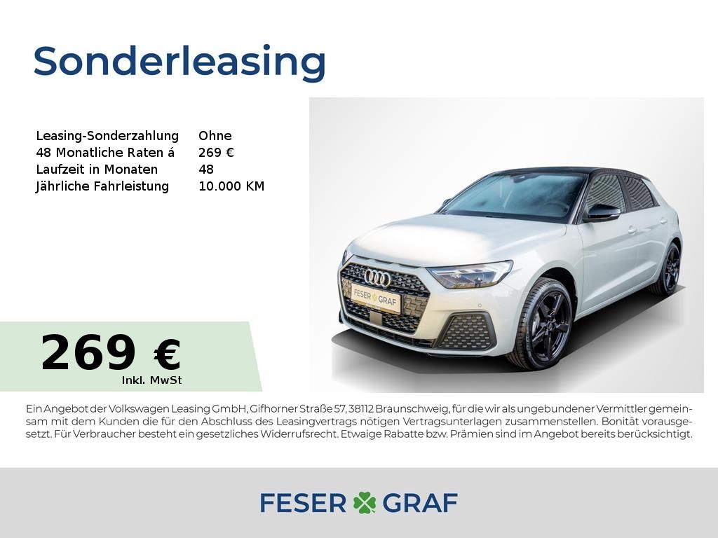 Audi A1 SB 25 TFSI S tronic LED/EPH+/PBox/Sitzh./17"