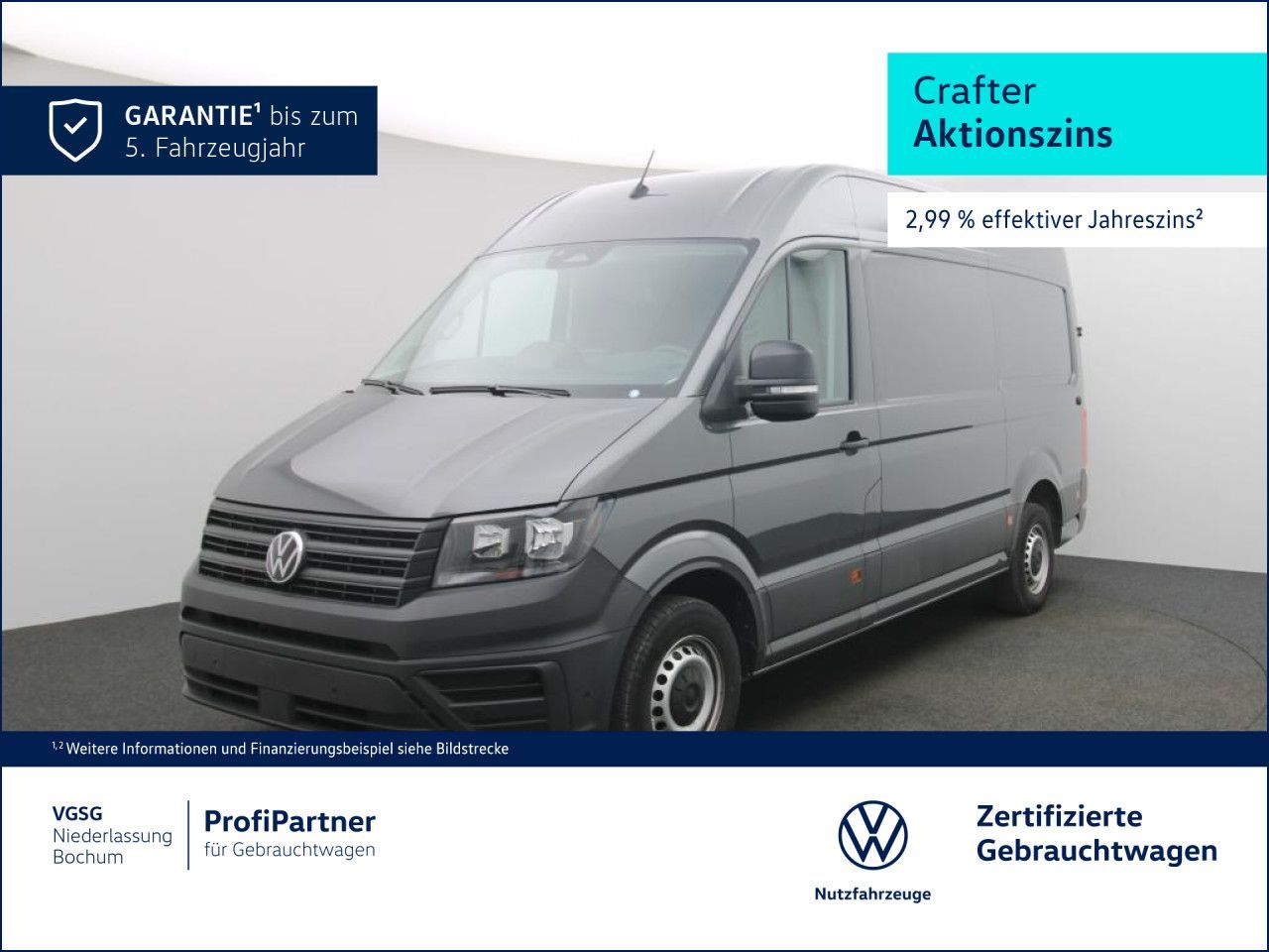 Volkswagen Crafter Kasten mittlerer Radstand AHK Hochdach