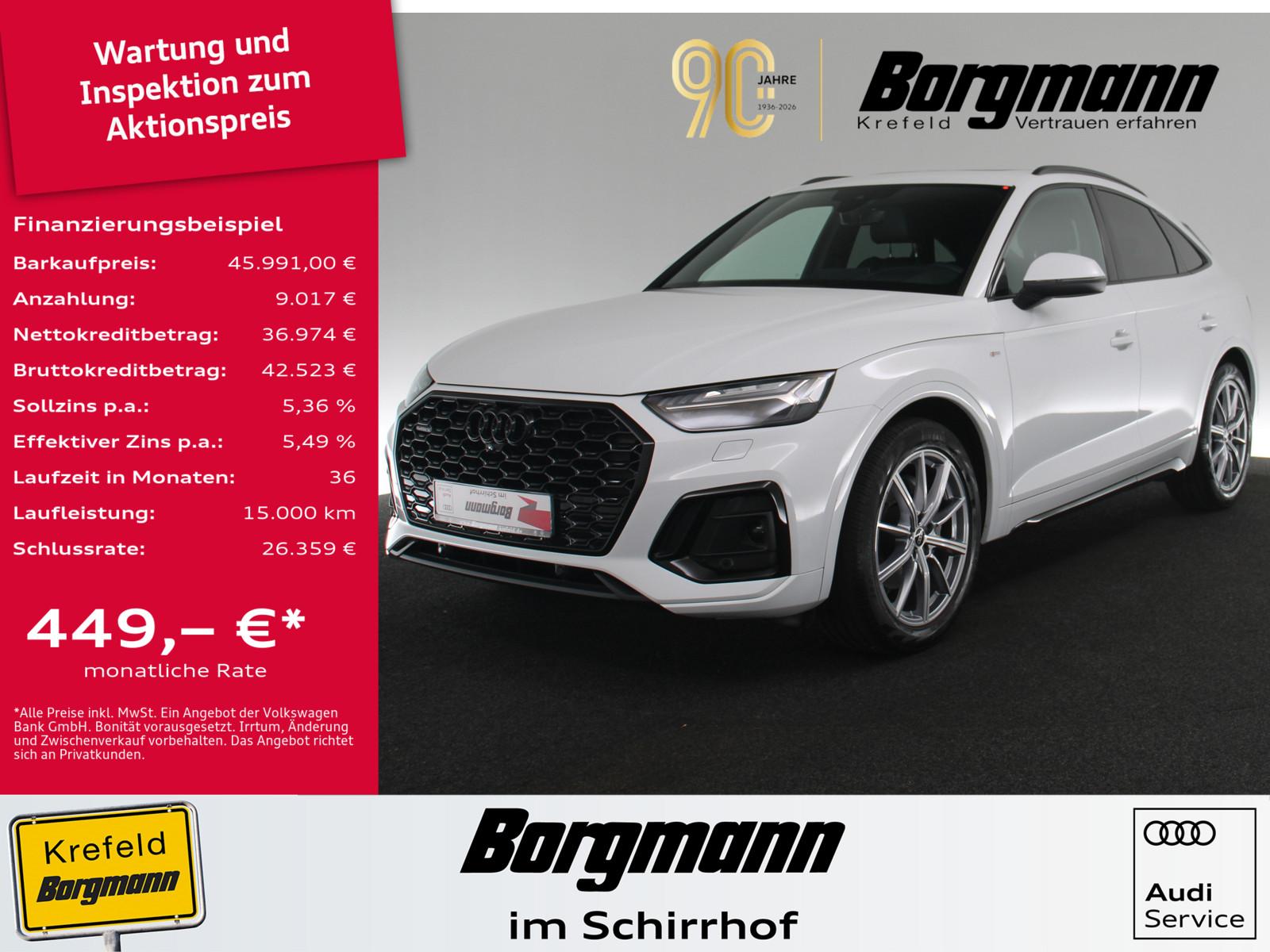 Audi Q5 Sportback 40 TDI quattro S line AHK PANO B&O