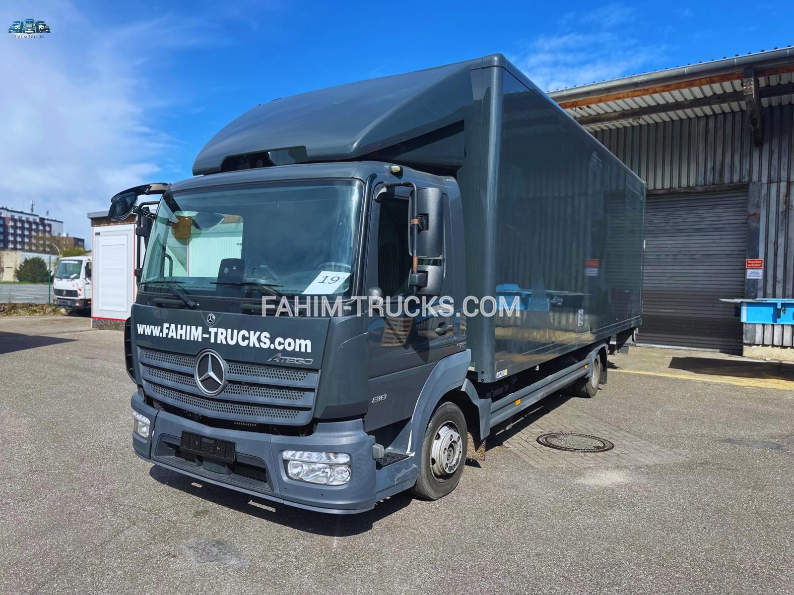 Mercedes-Benz ATEGO 818 Koffer, Rückfahrkamera, Euro 6, LBW