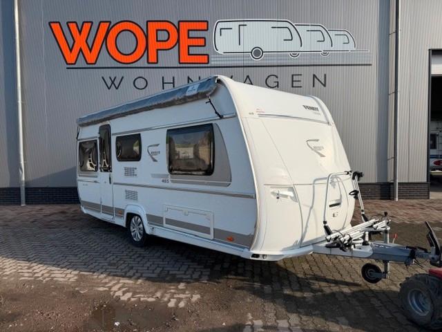 Fendt 465 TG Bianco Mover Vorzelt Fahrradträger