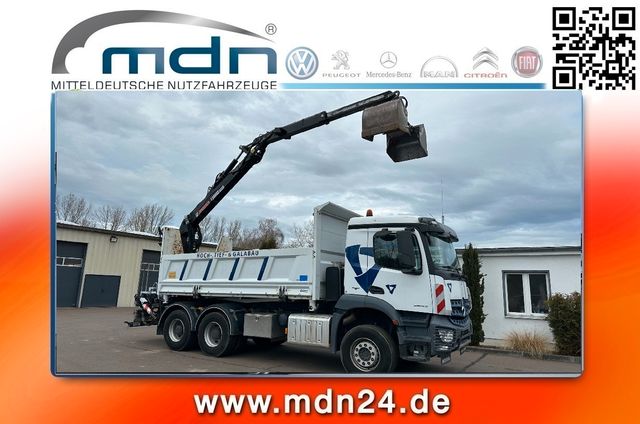 Mercedes-Benz Arocs 2643 6x4 Kipper 2x Bordmat.Selbstlader