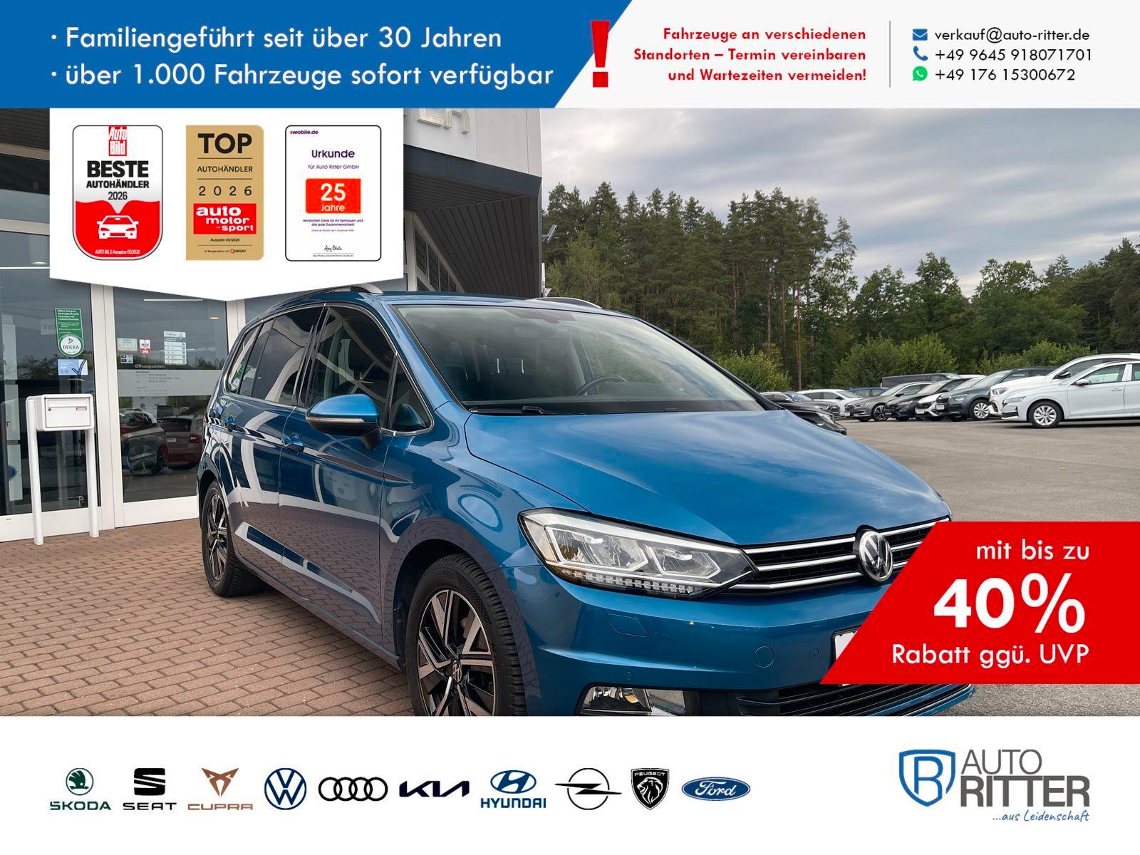 Volkswagen Touran Highline AHK+Kamera+LED+Tempomat+Bluet...