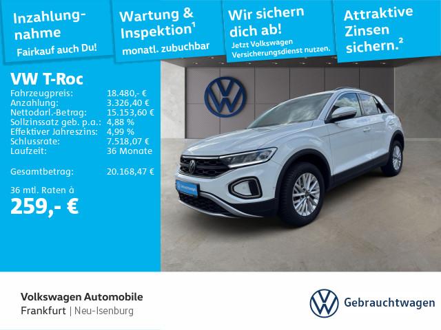 Volkswagen T-ROC 1.0 TSI Life Navi DAB+ LED FrontAssist Lan