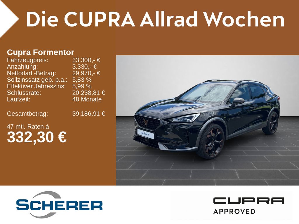 Formentor VZ 2.0 TSI 4Drive PANO LEDER 360°