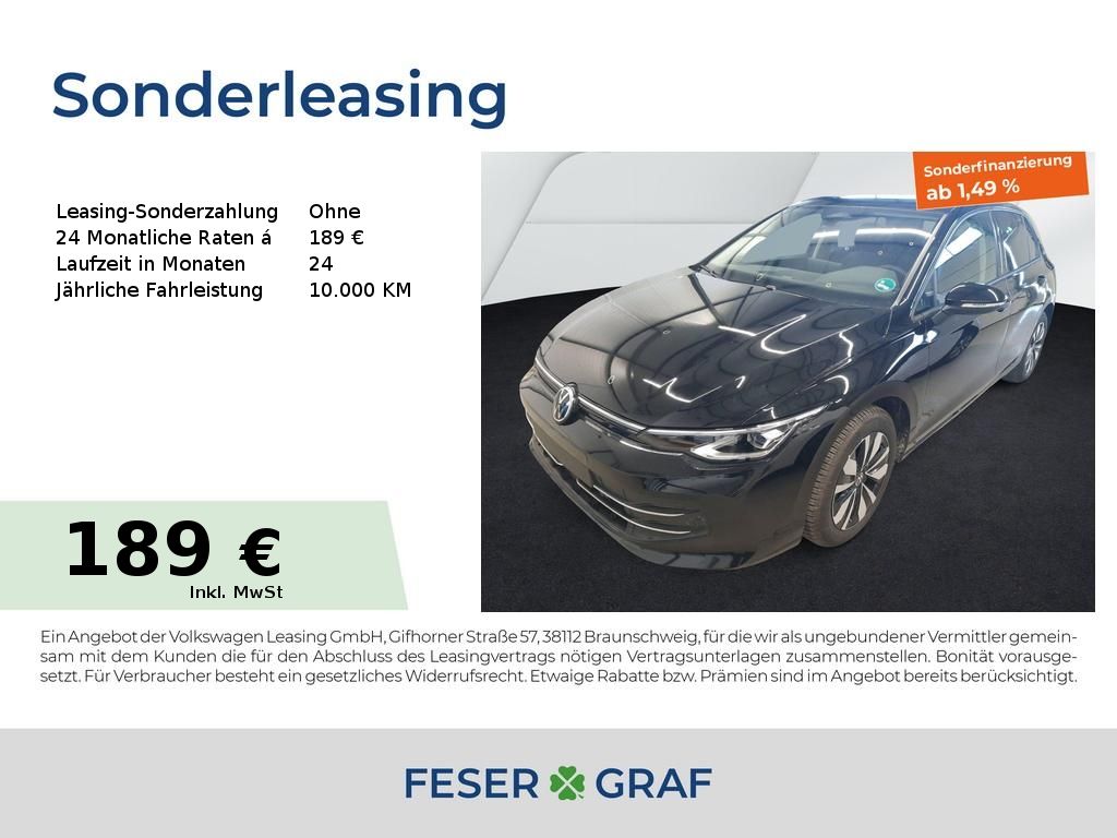 Volkswagen Golf 8 1.5 TSI Goal AHK Alu 16" LED+ Navi Sitzh.