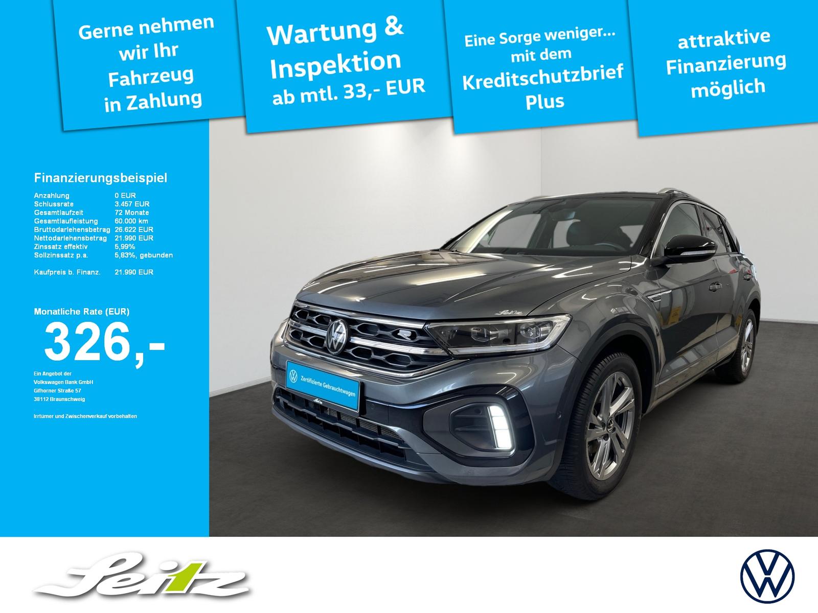 Volkswagen T-Roc 1.0 TSI R-Line *LED*KAMERA*NAVI*
