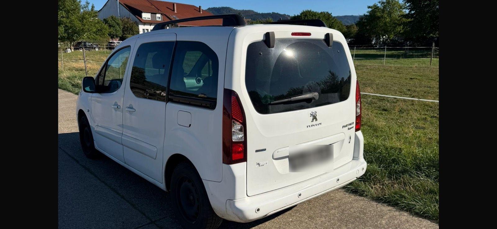 Peugeot Partner 2015 — rear view