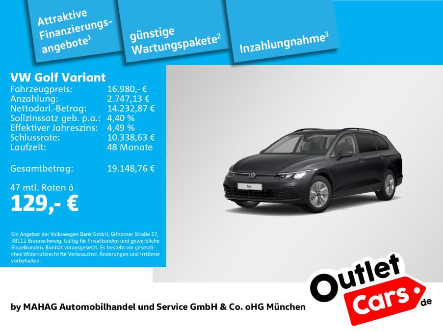 Volkswagen Golf VIII Variant Life 2.0 TDI AHK LED Navi Park
