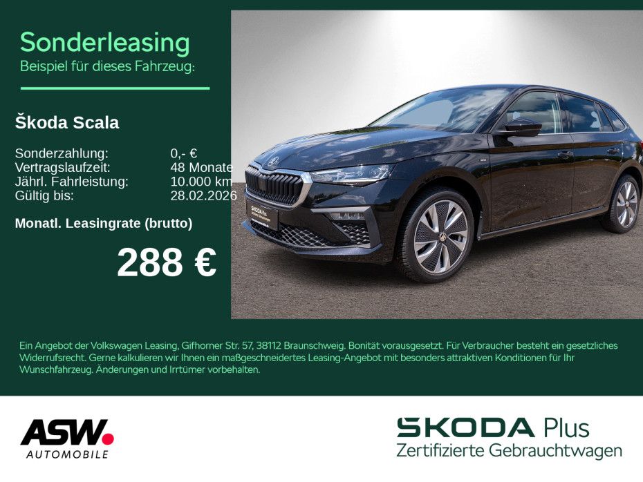 Skoda Scala Selection 1,0 TSI DSG LED Navi ACC RFK AHK