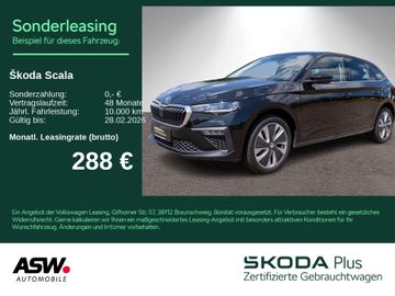 Skoda Leasingangebot: Skoda Scala Selection 1,0 TSI DSG LED Navi ACC RFK AHK