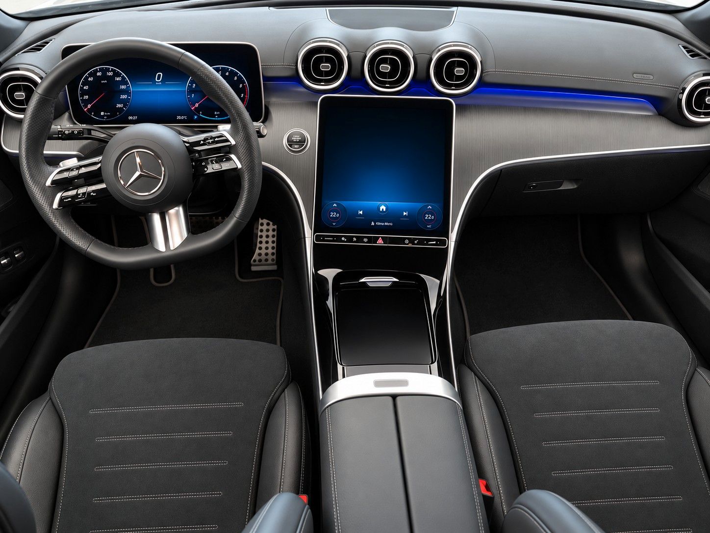 Mercedes-Benz C 300 e T - AMG LINE-1.HAND-UNFALLFREI foto 2