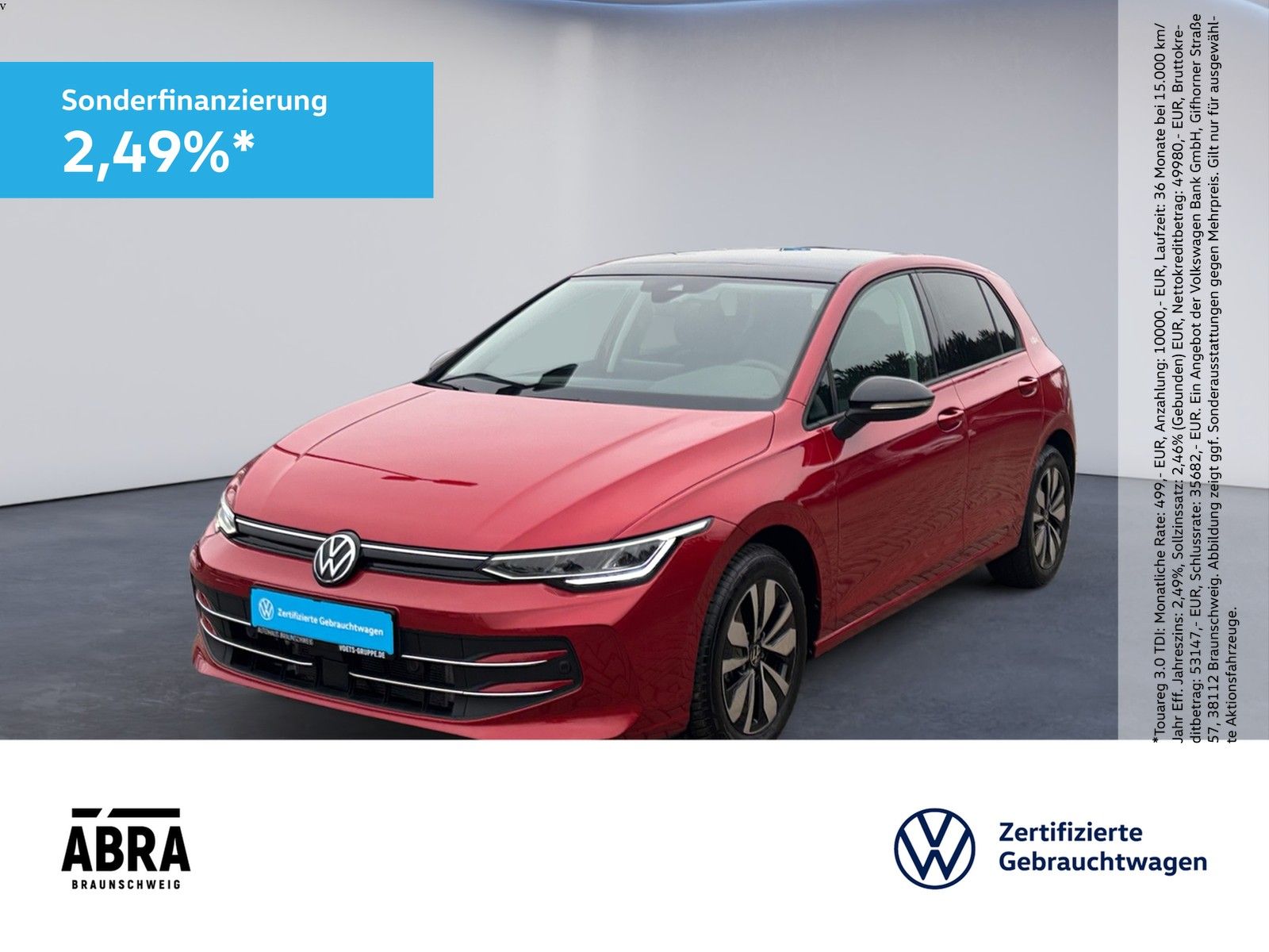 Volkswagen Golf VIII 1.5 TSI Goal LED+STDHZG+PANO+LANE+ACC