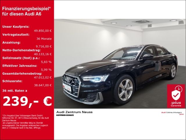 Audi A6 S line 45 TFSI tronic Anschlussgarantie 3 Jah