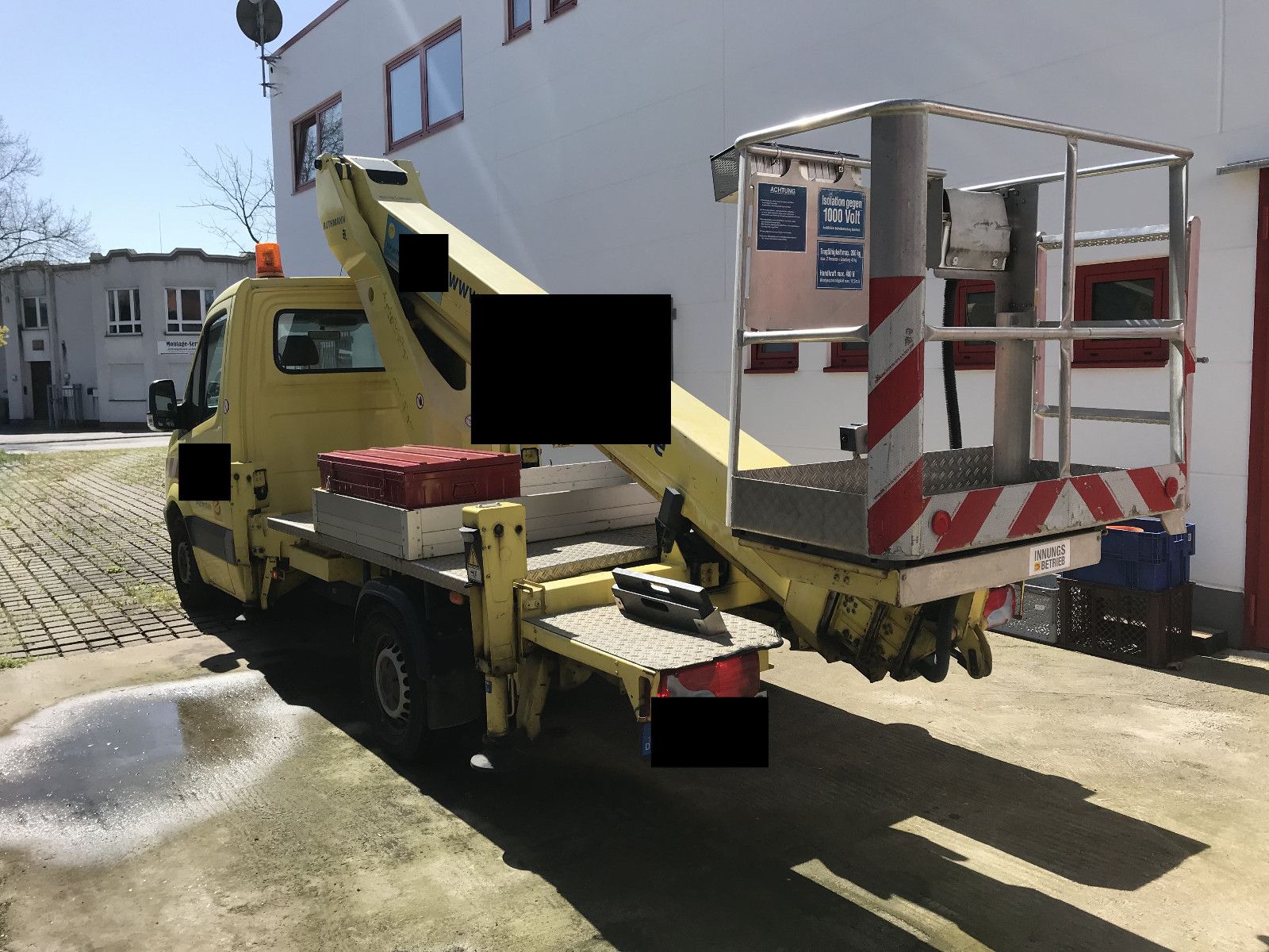 Fahrzeugabbildung Mercedes-Benz Sprinter II 313,Ruthmannsteiger,Hubarbeitsbühne